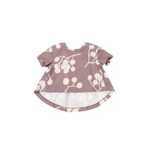 Omamimini Baby T-Shirt With Ruffled Back